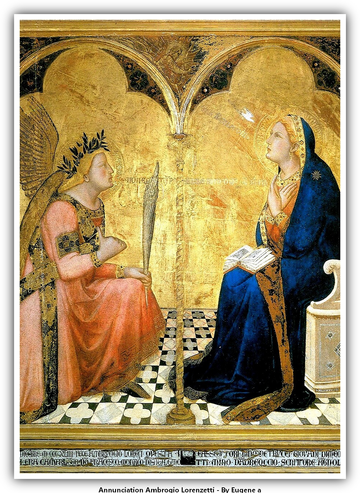 Verkündigung Ambrogio Lorenzetti - Bild 1 von 2